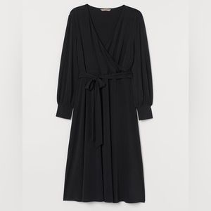 H&M+ Crêped Wrap-front Dress XL